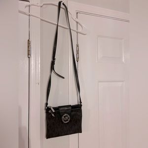 Michael Kors MK black cross body